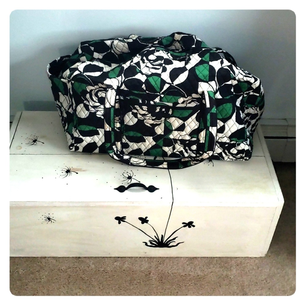 Vera Bradley large duffel imperial rose